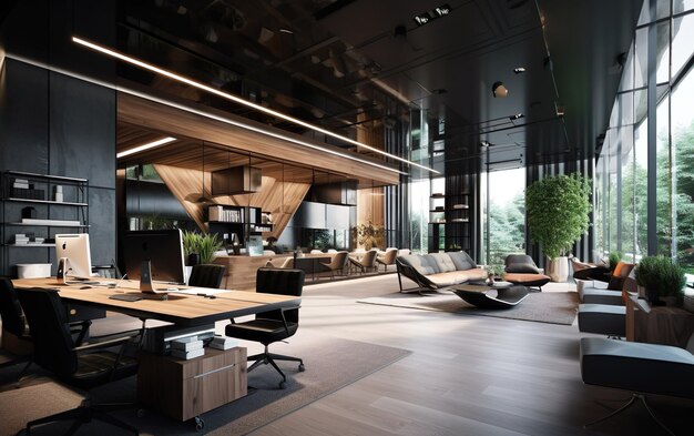 Photo modern office interior