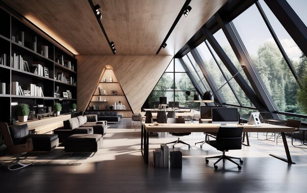 Photo modern office interior