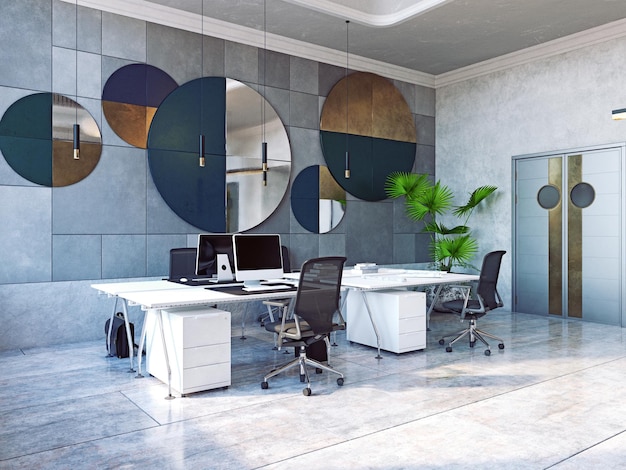 Photo modern office interior