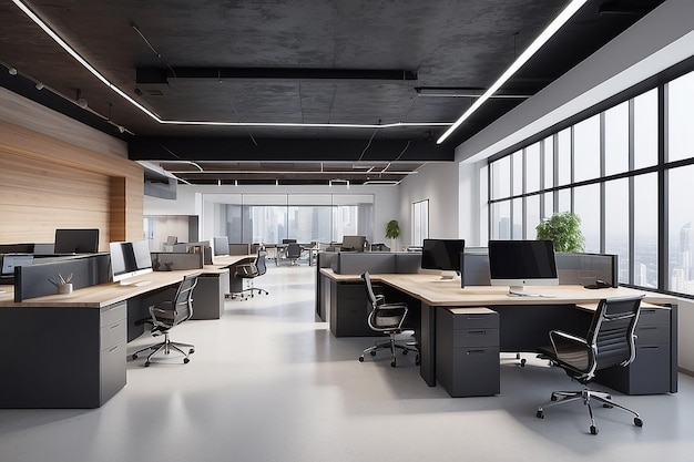 Modern office space interior