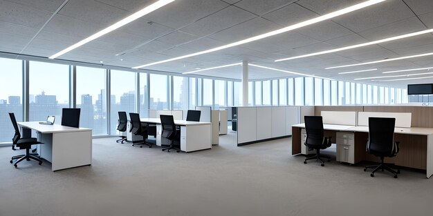 Modern office space interior