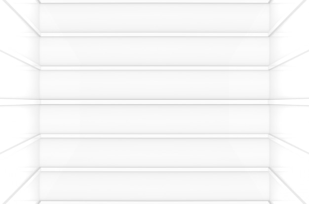 사진 현대 병렬 화이트 바 모양 패턴 방 코너 벽 배경.
