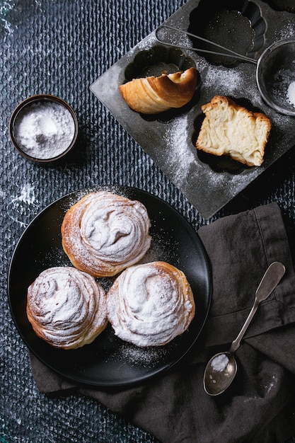 Modern pastries cruffins