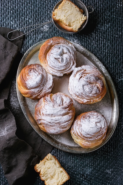 Modern pastries cruffins