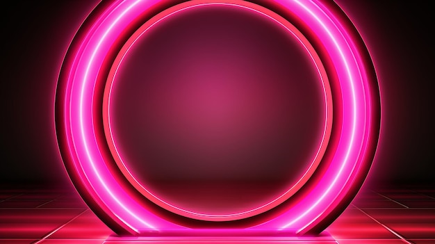 Modern pink color neon background design