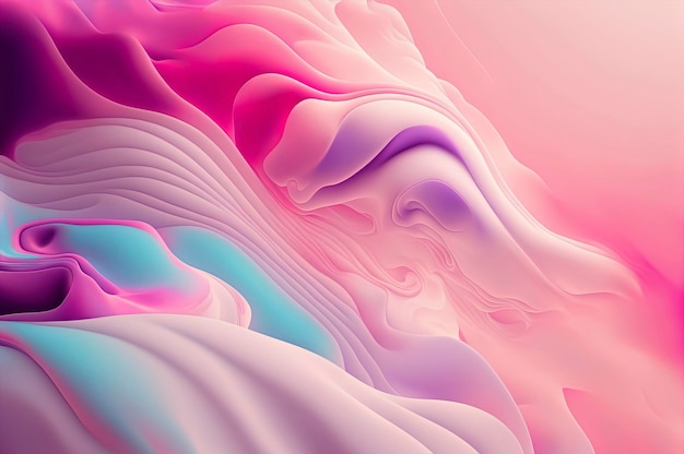 Современные розовые пастельные обои розовый пастельный абстрактный жидкий волновой фон