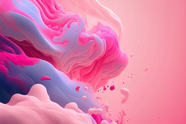 Premium Photo | Modern pink pastel wallpaper pink pastel abstract fluid ...