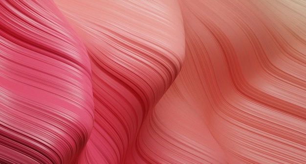 Modern pink and red colored postercolor dynamic wave flowLiquid wavy shapes abstract holographic 3D wavy backgroundDigital background 3d rendering of twisted lines Modern background design