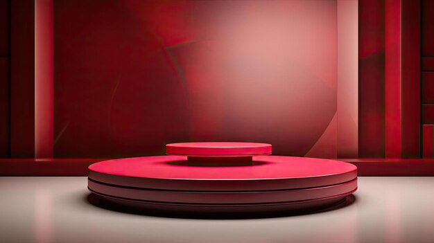 modern podium design for product display or product stand with cinematic background and lighting