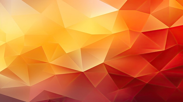 Modern poligonal abstract background in yellow and orange colors