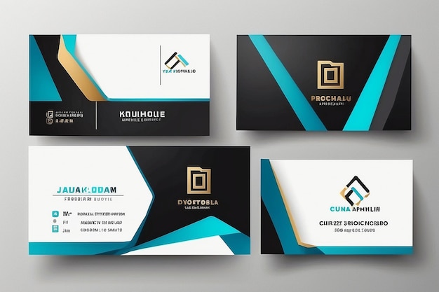 modern profesional buisness name card tamplate