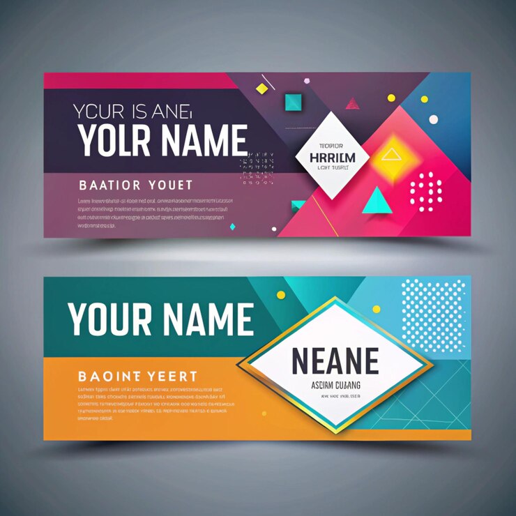 फोटो modern professional banner template design