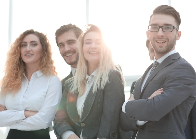 Modern professional business team