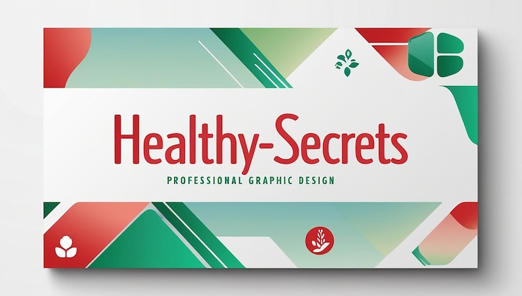 Photo 現代的なプロのグラフィックデザイン healthysecrets