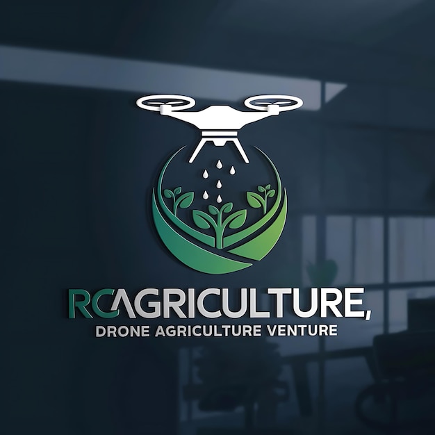 RC Agriculture의 현대적인 프로페셔널 로고 디자인, 드론 농업 벤처
