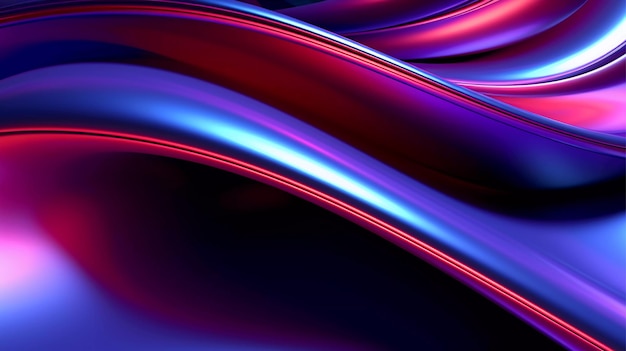 modern purple and blue 3d background generative ai