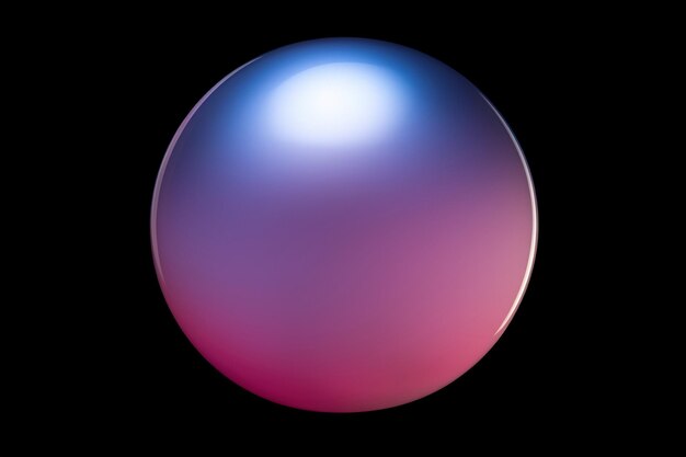 Photo modern purple blue minimalistic sphere texture for creative design