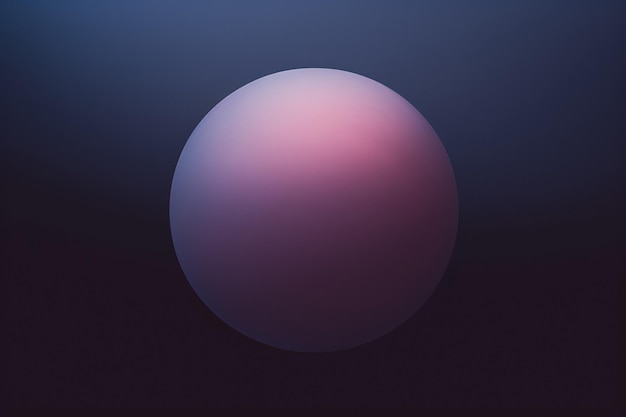 Foto modern purple blue minimalist sphere texture per un design creativo
