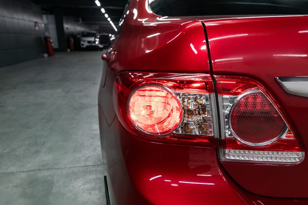 Modern rear light closeup, Car lamp 