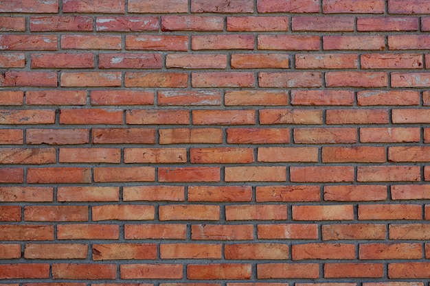 Modern red and brown brick wall