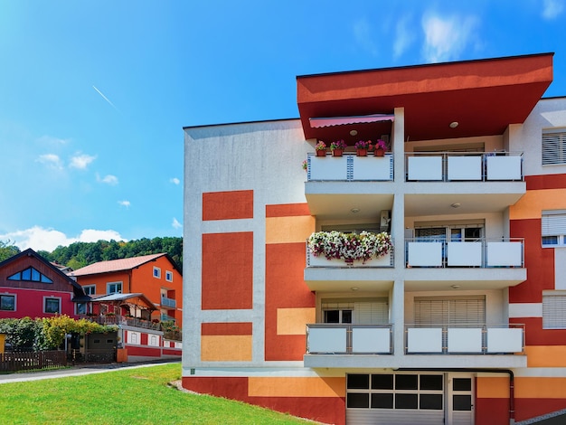 Modern residential apartment house at Maribor in Slovenia