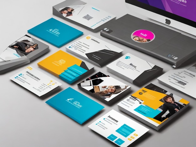 Modern responsive web design concept vector