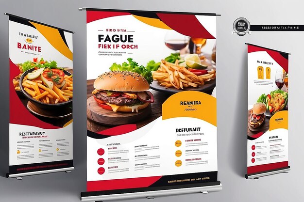 Modern Restaurant Flyer Template Presentation Banner