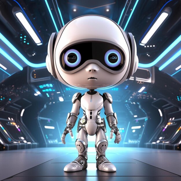 Premium AI Image | modern robot illustration innovative technologies
