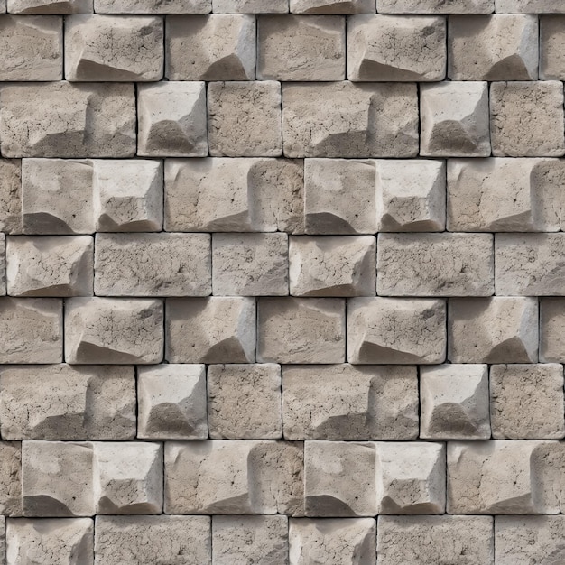 Photo modern rustic wall texture with creamtoned relief blocks