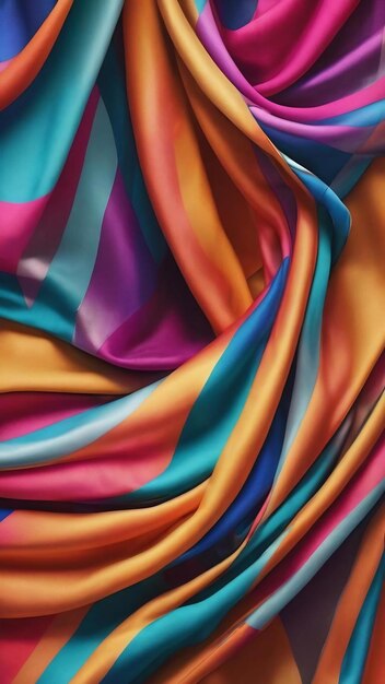 Photo modern scarf pattern colorful pattern desgn for fashon prnt and backgroundsabstract scarftar