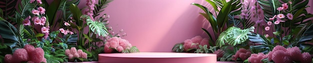 Foto un moderno disegno di scaffale realizzato per mostrare l'eleganza senza tempo dei fiori primaverili