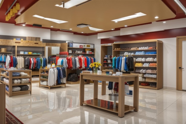 modern shop interior