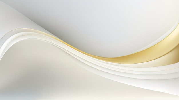 a modern and simple background smooth white gold curves