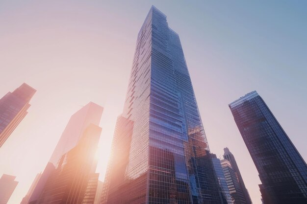 the modern skyline of a city filled with towering skyscrapers and innovative designs