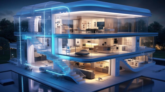 Modern smart home systems of smart building