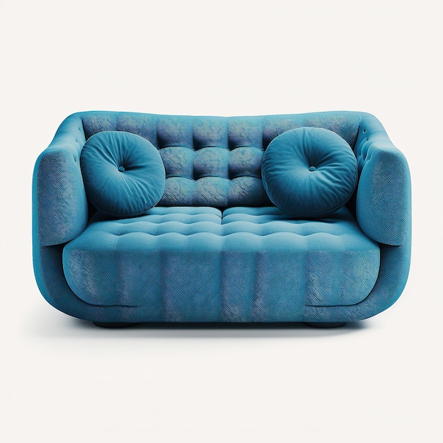 Modern Sofa Isolated Illustration Generative AI