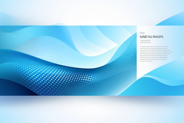 Photo modern soft blue halftone design business banner vector