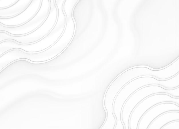 modern soft white curve wave pattern line on copy space background.