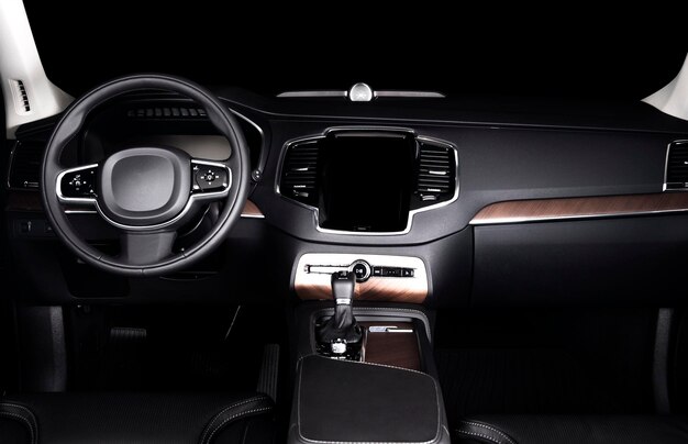 Photo modern sport car interior