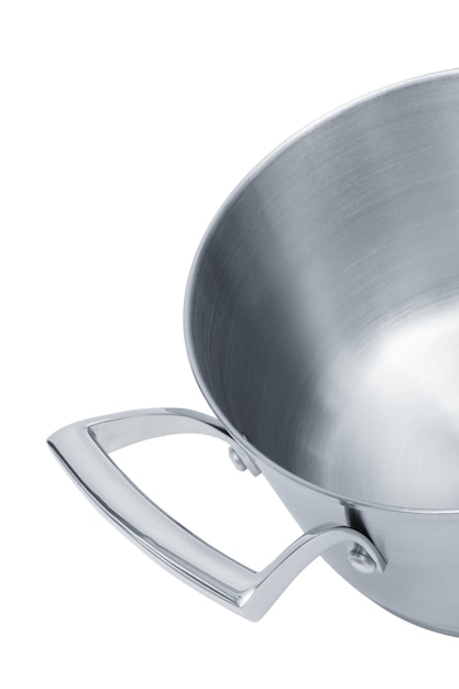 Modern steel saucepan