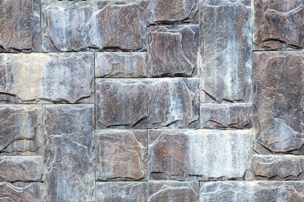 Modern stone wall