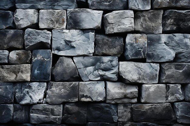 Modern stone wall