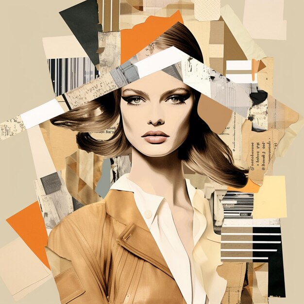 modern style collage