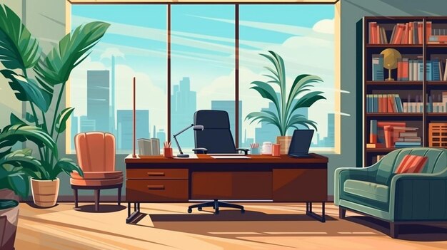 Photo modern stylish office