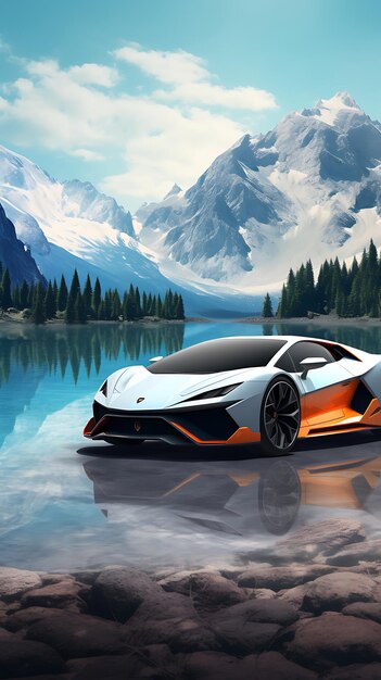 Photo modern super car speed wallpaper mobile landscape