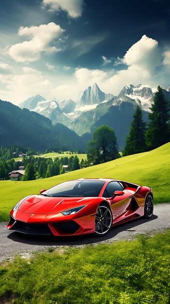 modern super car speed wallpaper mobile landscape