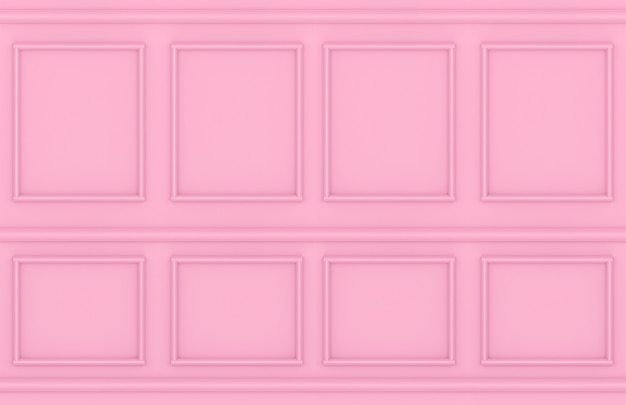 modern sweet pink square classic wall design background.