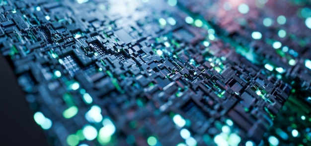 Modern technology background circuit board like pattern