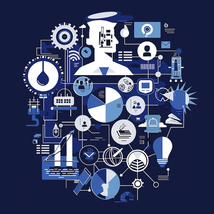 Photo modern technology icon