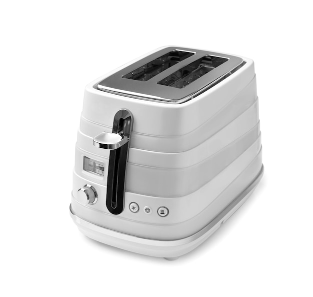 Modern toaster on a white background